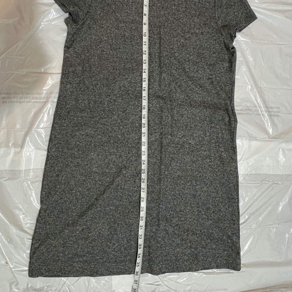 NWT LOFT Embellished Black Peter Pan Collared Knit Shift Dress in Gray Size L - Picture 5 of 13